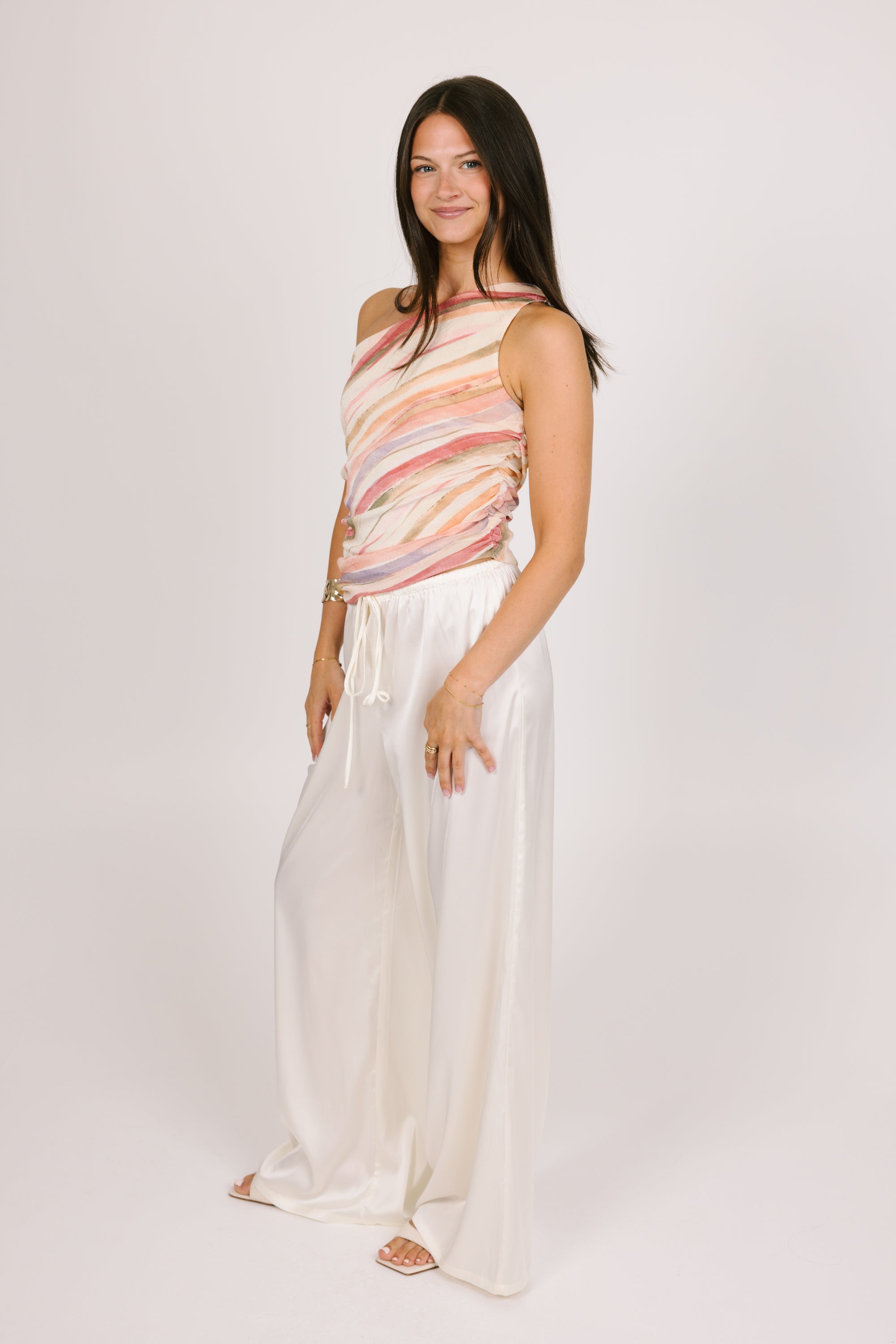 Positano Pants in Cream