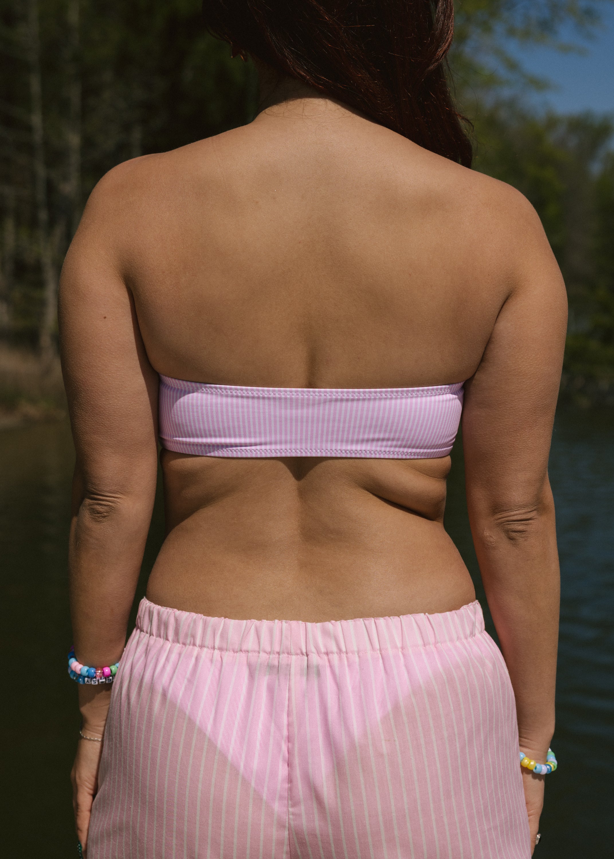 Annie Pink Bandeau Top