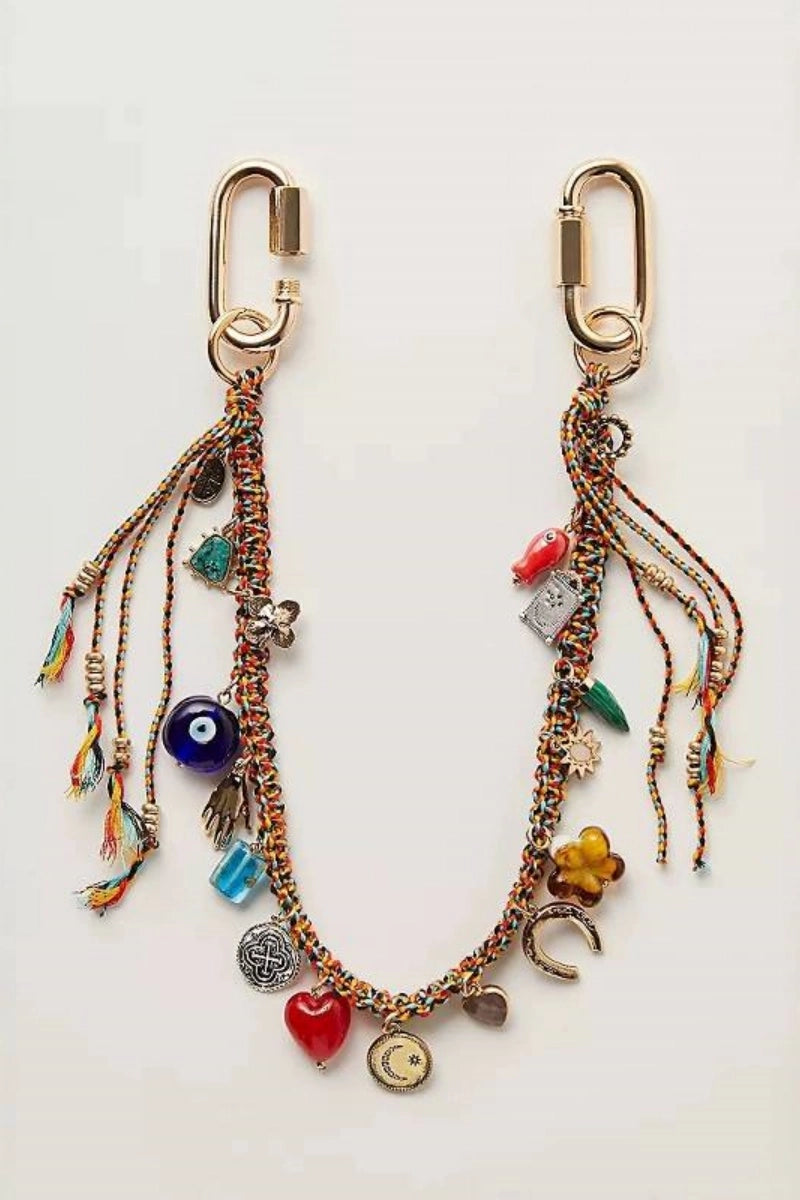 Evil Eye Bag Charm Chain