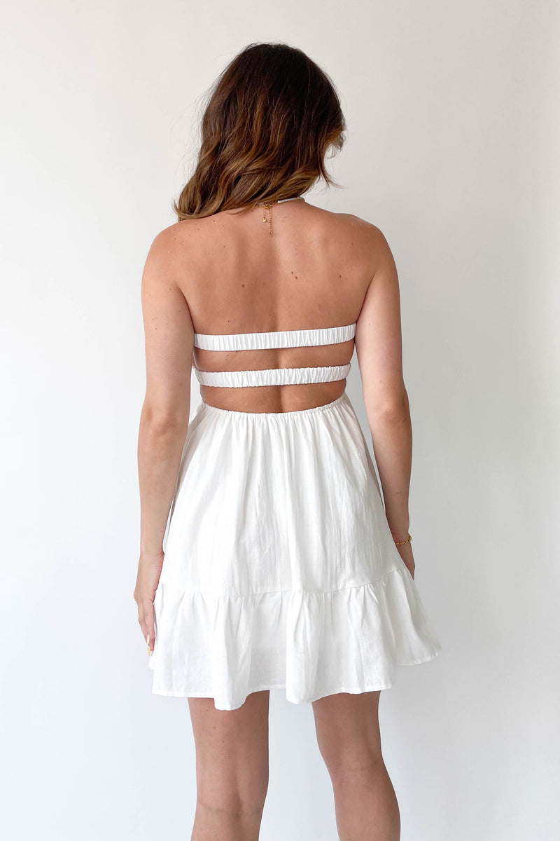 Summer Breeze Dress in White
