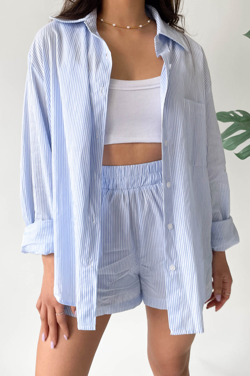 Lana Button Down – Grey Bandit