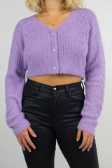 In Your Dreams Sweater in Purple