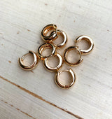 Chunky Gold Baby Hoops