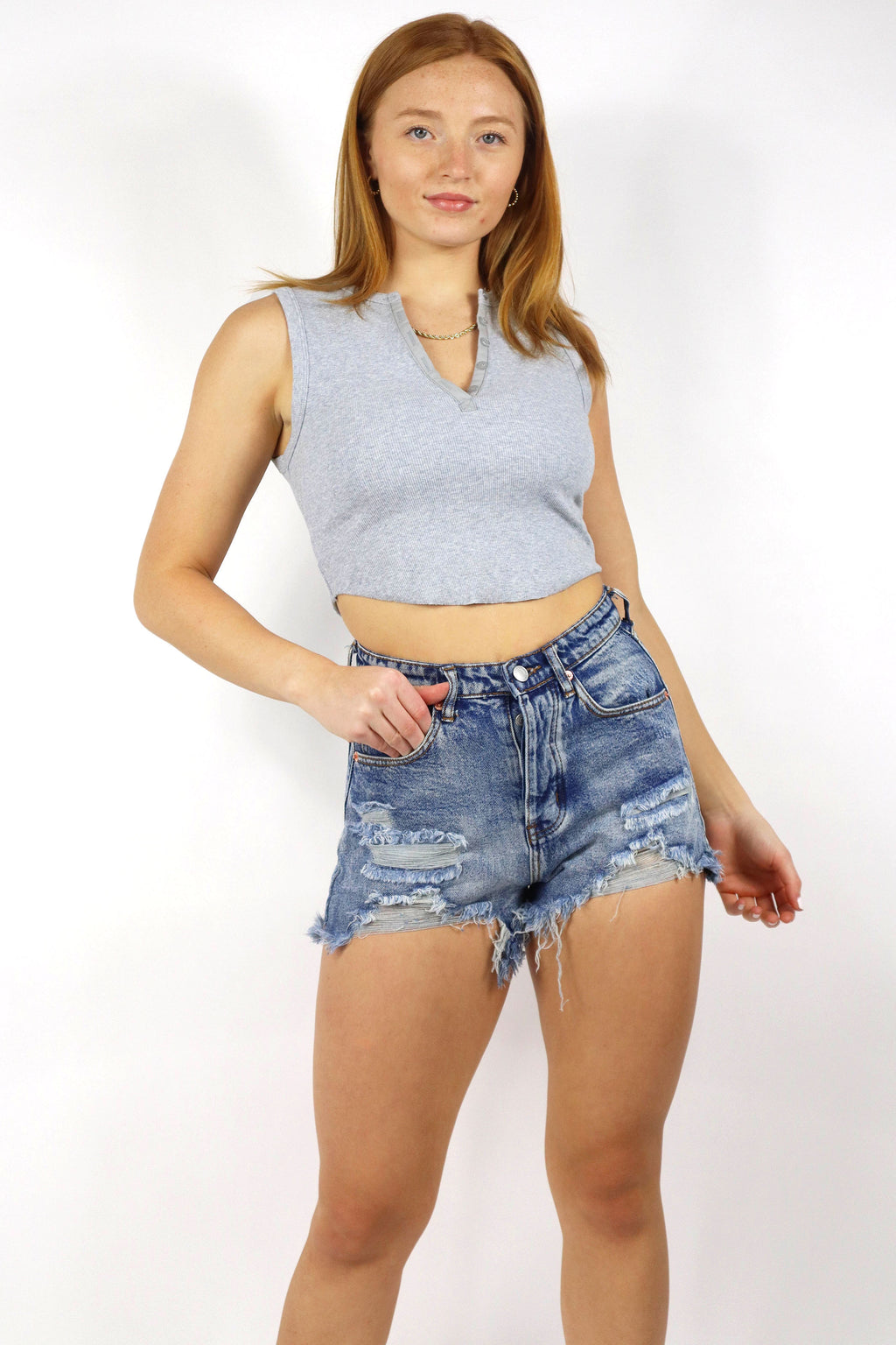 Drift Away Shorts Medium Wash