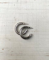 Silver Chunky Hoops