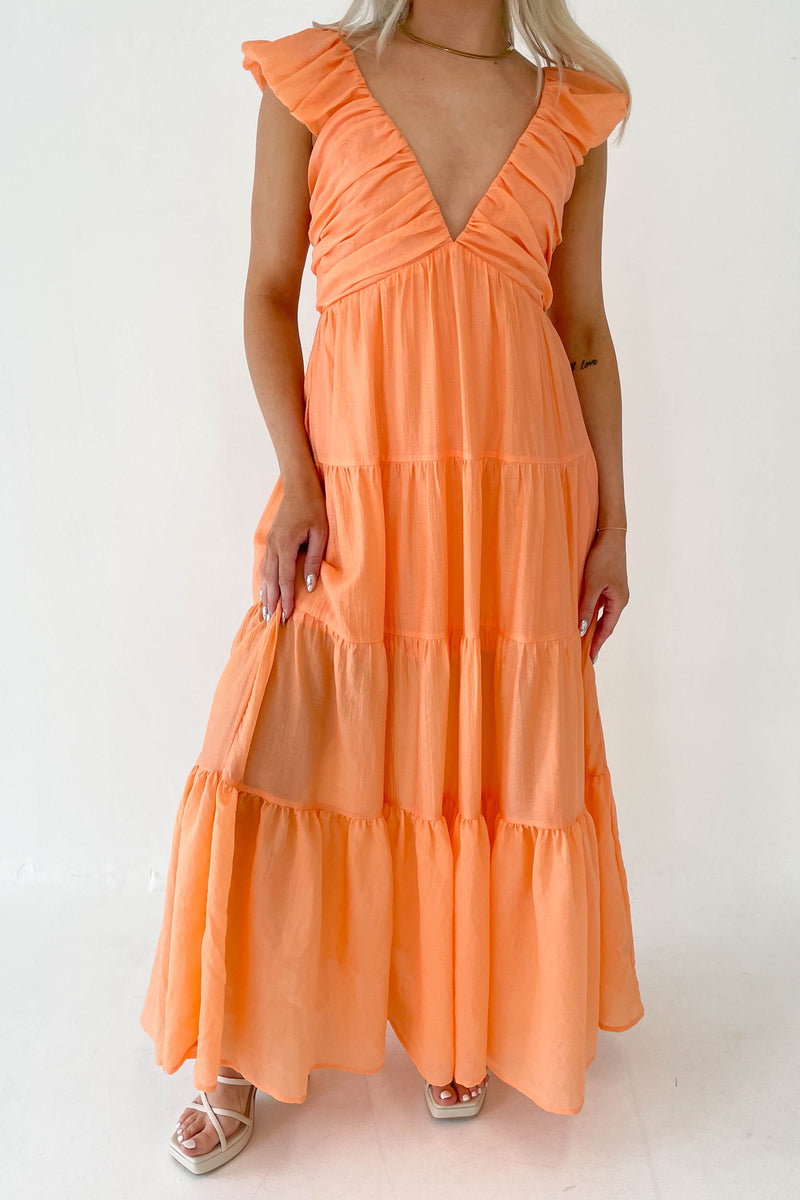 Getaway Dress in Orange