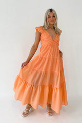 Getaway Dress in Orange