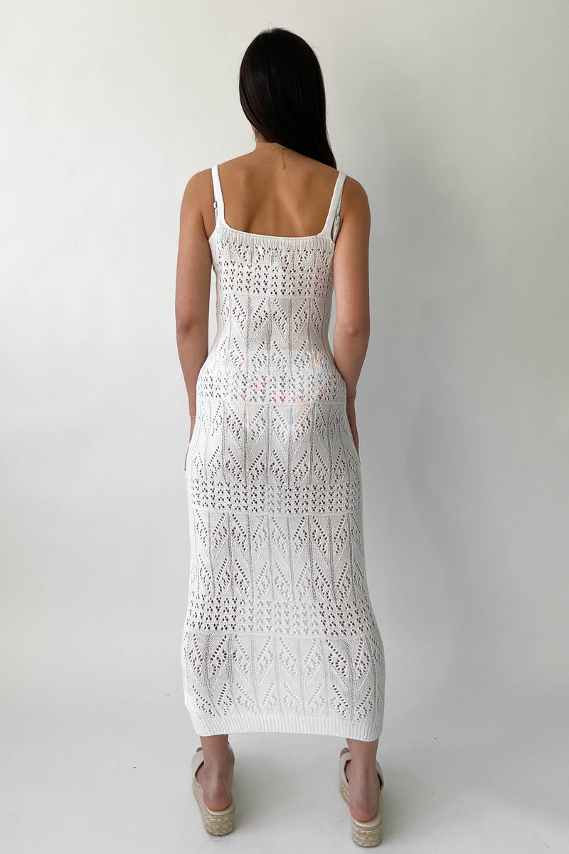 Keep It Cool Dress in White