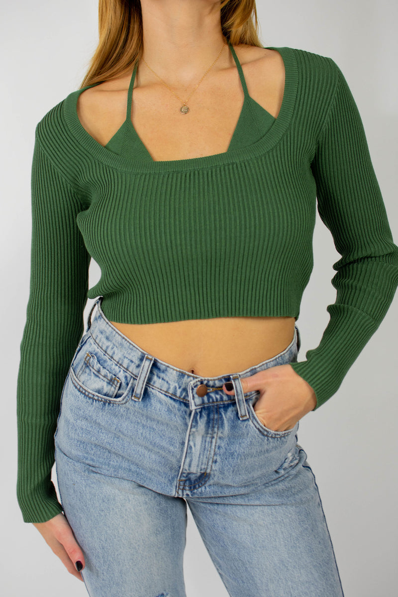 Move Along Long Sleeve in Green