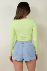 Elijah Long Sleeve in Lime