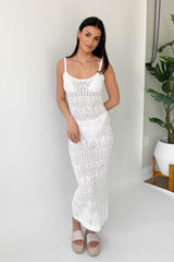 Keep It Cool Dress in White
